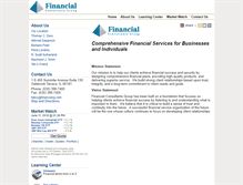 Tablet Screenshot of financialcg.com